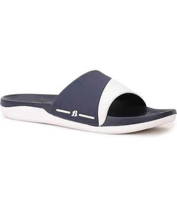 Bata Navy Men's Slide Flip Flop