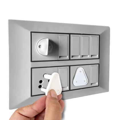 BabyPro BabyProofing Electric Socket Covers (Set of 12) for Baby Safety by Certified Professional Childproofer, Switch Board Covers (White) - Made in India BabyPro BabyProofing Electric Socket Covers (Set of 12) for Baby Safety by Certified Professional Childproofer, Switch Board Covers (White) - Made in India