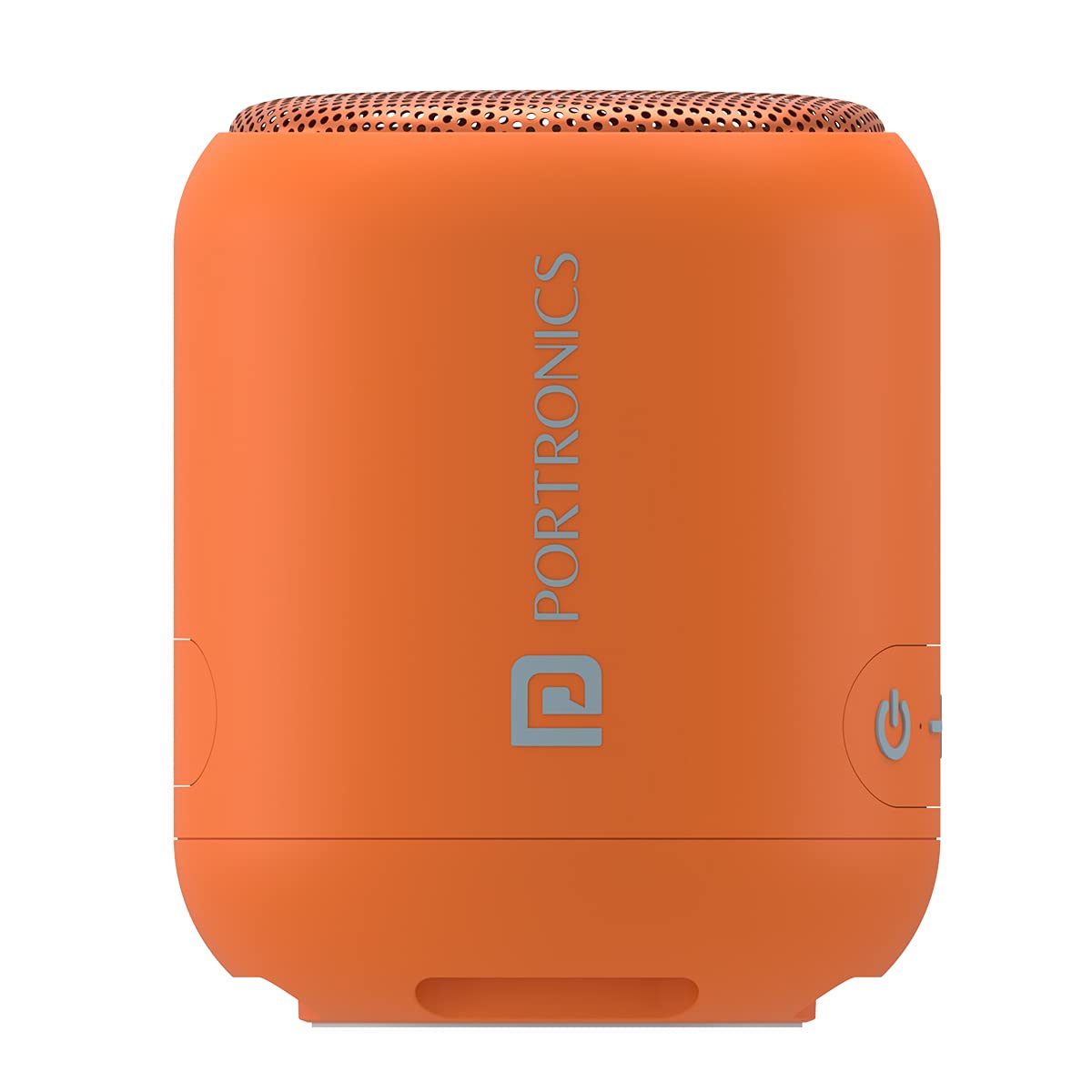 Portronics SoundDrum 1 10W TWS Portable Bluetooth 5.3 Speaker with Powerful Bass (Orange)