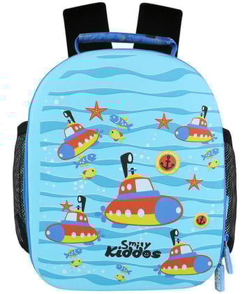 Smily Kiddos 25 Ltrs Blue Polyester College Bag - Blue