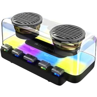 ZEBRONICS Music Bomb 20 15W Output, Portable Wireless Speaker, 36h Backup, TWS, Bluetooth 5.0, FM Radio, AUX, USB, mSD and Mechanical Switches.