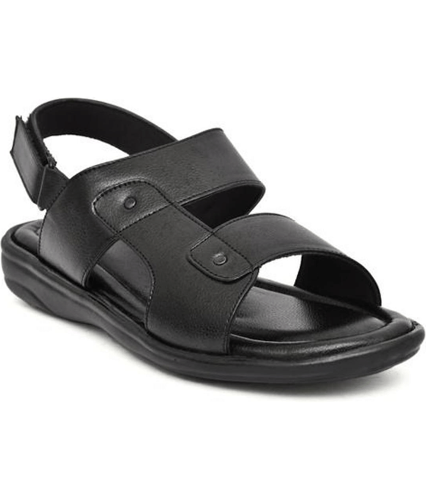 RAGE GAZE - Black Men's Sandals