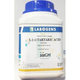 LABOGENS L(+) TARTARIC ACID 500GM
