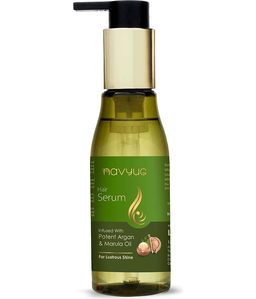Leeford Navyug Hair Serum - infused with potent argon oil and marula oil for lustrous shine (150g)