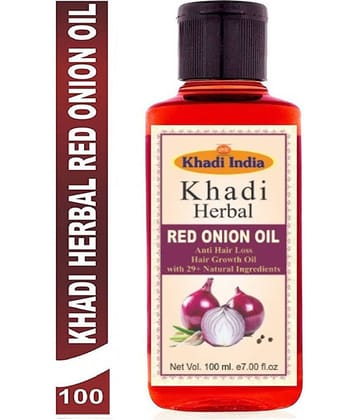 Khadi Red Onion oil with Keratin Infused & Hair Tonic 100 mL
