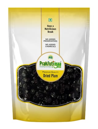 Prakrutimaa Dried Black Plums (250g) | Tangy & Chewy