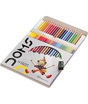 Doms Fsc 24 Shades (Set Of 5) (120 Pcs) Hexagonal Shaped Color Pencils (Set Of 5, Multicolor)