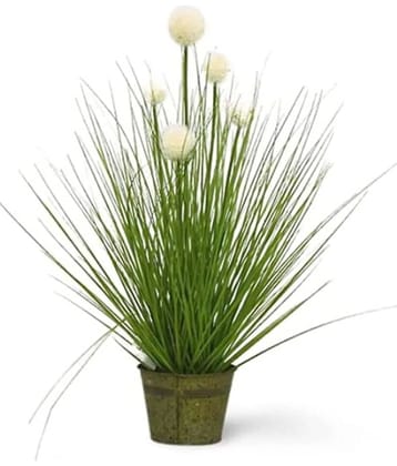 Garden Art - Green Evergreen Artificial Flower ( Pack of 1 )