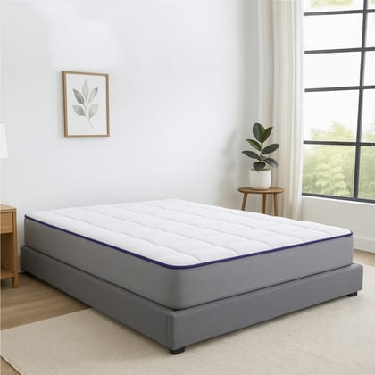 Coirfit HR Max With NIVF Technology 5 Inch Double Size High Resilience (HR) Foam Mattress (72X48 Inches), Both Side Quilted, Soft Relax Comfort with Visco Memory Foam| 7-Year Warranty Coirfit HR Max With NIVF Technology 5 Inch Double Size High Resilience (HR) Foam Mattress (72X48 Inches), Both Side Quilted, Soft Relax Comfort with Visco Memory Foam| 7-Year Warranty