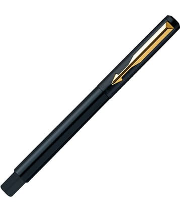 Parker Vector Standard Gold Trim Black Body Color Roller Ball Pen