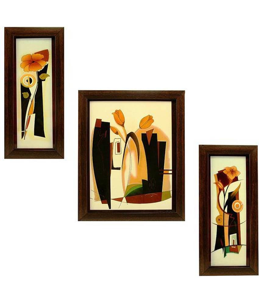 Indianara Synthetic Painting With Frame