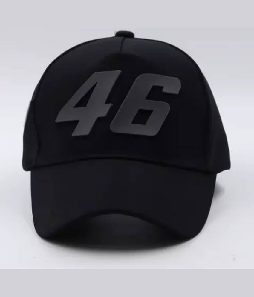 Bolax Pack of 1 Cotton Blend Men's Cap ( Black )