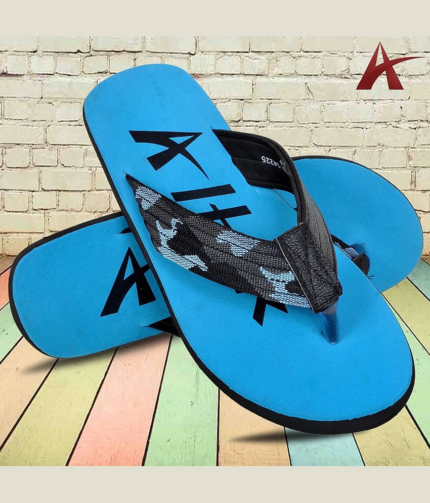 Chappal Wala Blue Men's Daily Slipper