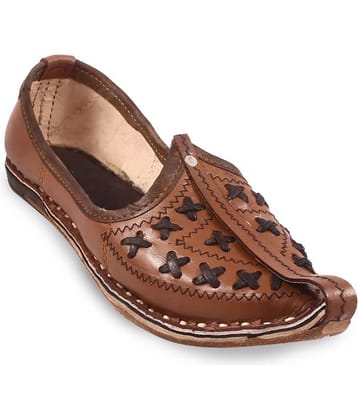 Anjaneya Creations Brown Men's Jutti