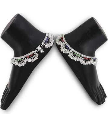 AKLINA Multicolor Anklets ( Pack of 1 )