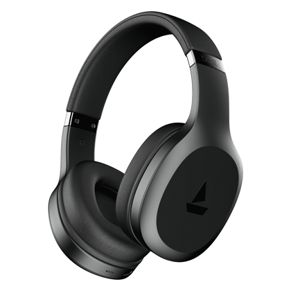 boAt Rockerz 412 | Wireless Headphones with 40mm Drivers, BEAST Mode, ENx Tech & 60H Playback boAt Rockerz 412 | Wireless Headphones with 40mm Drivers, BEAST Mode, ENx Tech & 60H Playback - Active Black