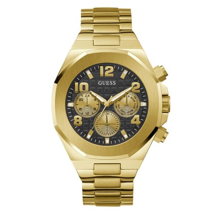 Guess Men 46 mm Black Dial Analog Watch- GW0489G2-Black