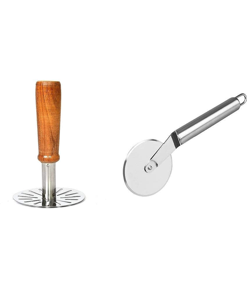 Analog kitchenware - Silver Stainless Steel 2 Pic ( Set of 2 )