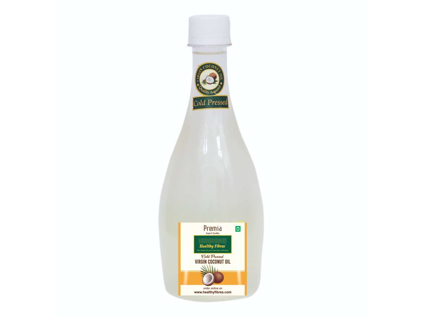 Healthy Fibres Cold Pressed Virgin Coconut Oil - 500 ml