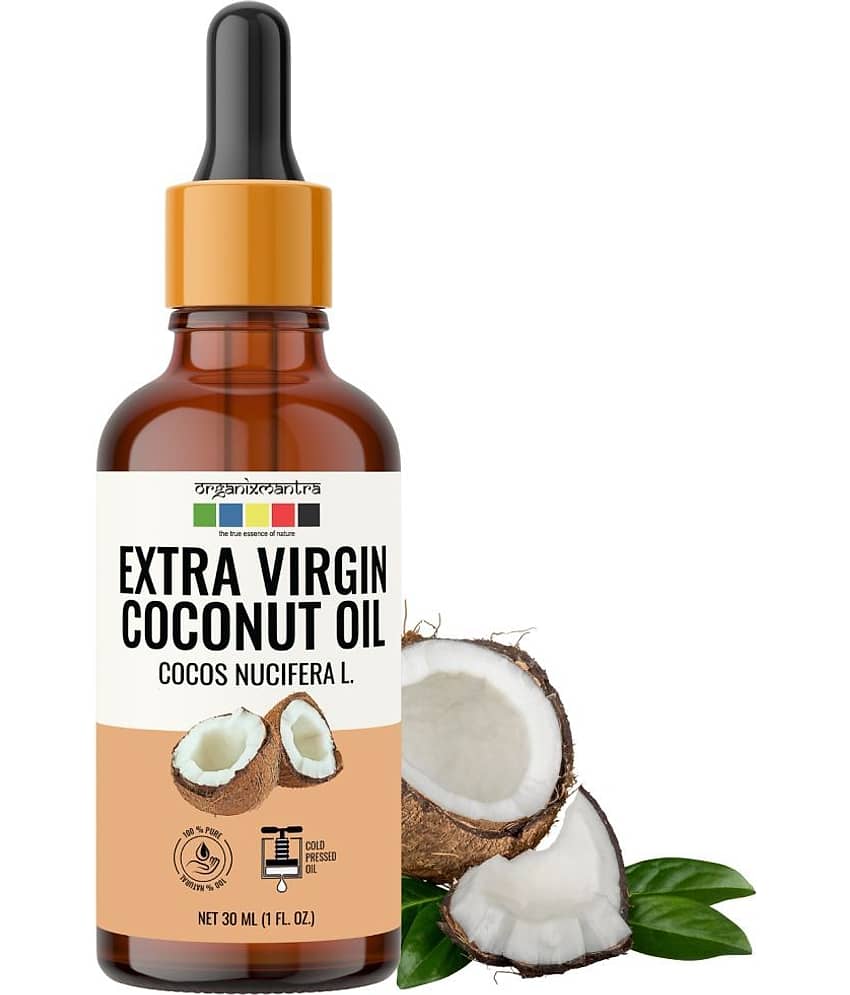 Organix Mantra Extra Virgin Coconut Oil, 100% Pure, Cold Pressed Organic Oil, 30ML