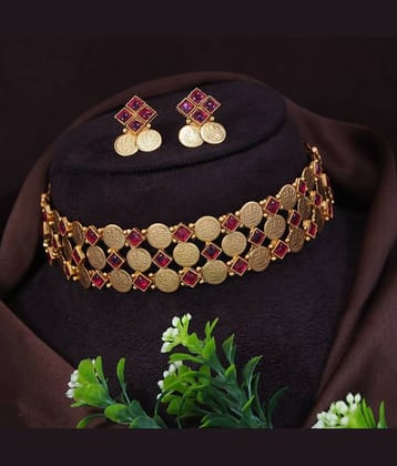 Padmavati Bangles Green Alloy Necklace Set ( Pack of 1 ) Padmavati Bangles Green Alloy Necklace Set ( Pack of 1 )