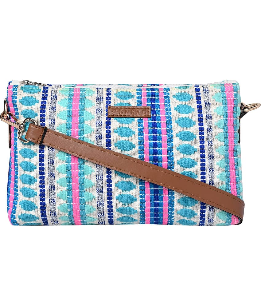 ENSAC Navy Blue Cotton Sling Bag