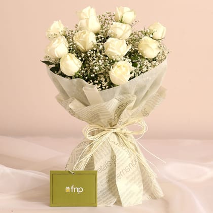 Wrapped In Elegance Roses Bouquet