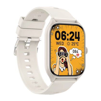 Hammer Polar 2.01" Advanced Bluetooth Calling Smartwatch-Ice Grey