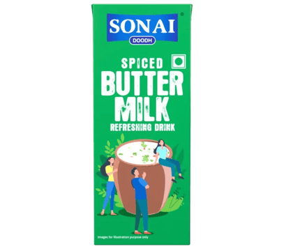 Sonai Refreshing Buttermilk (1L) | Probiotic Drink | Family Pack Refreshment