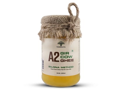 A2 Desi Gir Cow ghee Prepared by Traditional Bilona Method - 200 Millilitre A2 Desi Gir Cow ghee Prepared by Traditional Bilona Method - 200 Millilitre