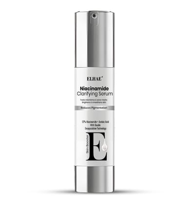 ELHAE 12% Niacinamide & Azelaic Acid Face Serum | Reduces Acne, Blemishes & Marks | Brightens Skin & Improves Texture | Face Serum for All Skin Types | Women & Men | 30 ml