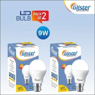 Glister 9W LED Bulb(PACK OF 2)