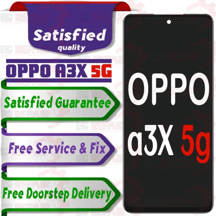 Oppo A3x 5g Combo LCD with Touch Screen for A3x 5g  Black (display glass combo folder)normal