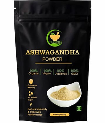 Fij Ayurveda 100% Pure Ashwagandha Powder For Men & Women, 100 Gm