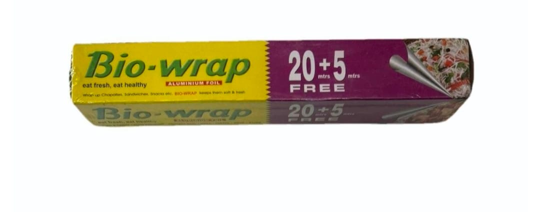 Bio-wrap Aluminium foil 25 mtrs