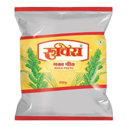 Ruchira Maka Peeth (Corn Flour) (500g) | Gluten-Free & Fiber Rich | For Bhakris & Rotis