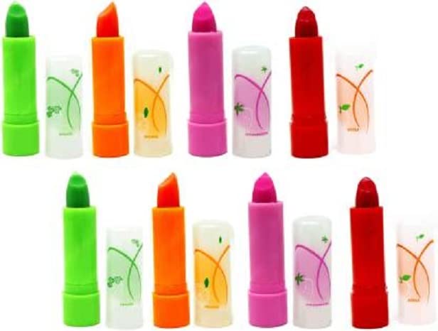 Elecsera 3D Natural Lip Balm Long Lasting Lip Makeup Lip Balm Fruity Fruity (Pack of: 8, 20 g)