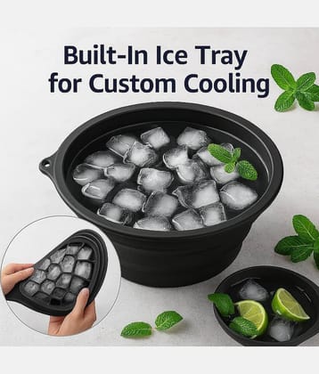 Ice Face Bowl Silicone Mold for Skin Tightening & Facial Icing, Reusable Beauty Ice Bowl for Glowing Skin, DIY Ice Therapy Tool for Face Cooling, Anti Aging Skincare, Pore Minimizing & Puffiness Reducing Ice Facial Bowl for Women & Men Home Spa Use