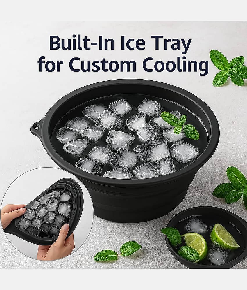 Ice Face Bowl Silicone Mold for Skin Tightening & Facial Icing, Reusable Beauty Ice Bowl for Glowing Skin, DIY Ice Therapy Tool for Face Cooling, Anti Aging Skincare, Pore Minimizing & Puffiness Reducing Ice Facial Bowl for Women & Men Home Spa Use