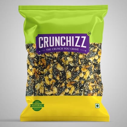 Crunchizz SESAME CANDY (CHIKKI) I (Black Sesame Seed Based) I 300 Grams I Pack Of One Crunchizz SESAME CANDY (CHIKKI) I (Black Sesame Seed Based) I 300 Grams I Pack Of One