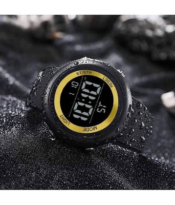 Renaissance Traders - Black PU Digital Men's Watch