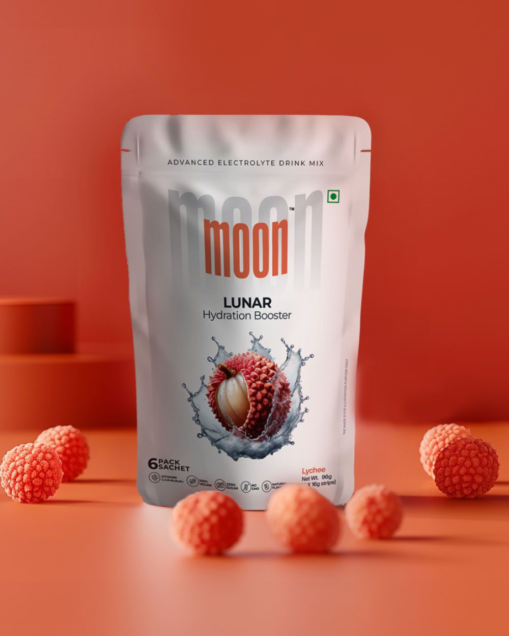 Moon Lunar Lychee Hydration, 96 gm