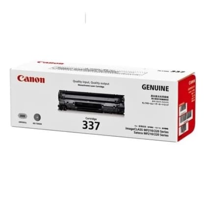 337 Canon  Black Single Cartridge for LaserJet Imageclass MF211 , MF212w , MF215 , MF217w , MF221d , MF229dw