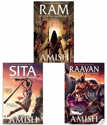 Ram Chandra Series - Ram, Sita & Raavan (Set of 3 Books) English Paperback By Amish Tripathi