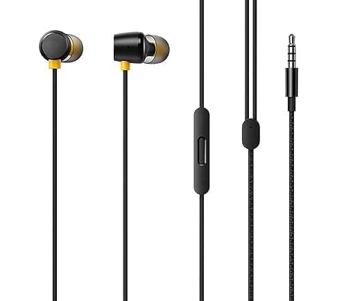 Buds 2 Wired in Ear Earphones with Mic (Black) NEO