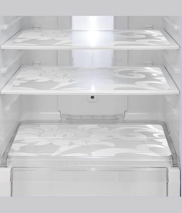 Revexo - PVC Multicolor Fridge Mats ( Pack of 3 )