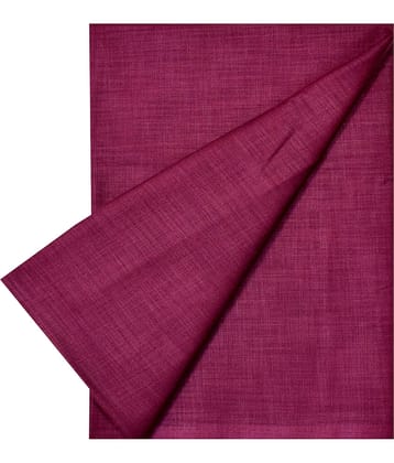 KUNDAN SULZ GWALIOR Maroon Cotton Blend Unstitched Shirt pc