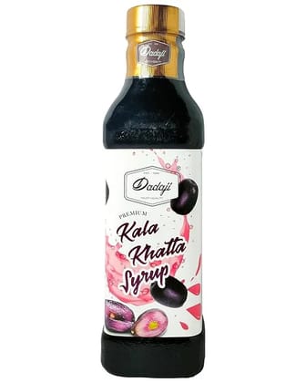 Dadaji Kala Katta Syrup | 750ml | KalaKhatta Flavoured Syrup | Instant Summer Refreshing Drink For Summer | Mixer for Mocktails, Cocktails, Drinks, Juices, Beverages | Non Alcoholic Mix Bottle