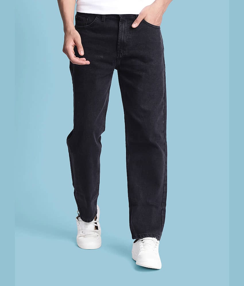 Bene Kleed Relaxed Clean Look Men's Jeans - Black ( Pack of 1 )