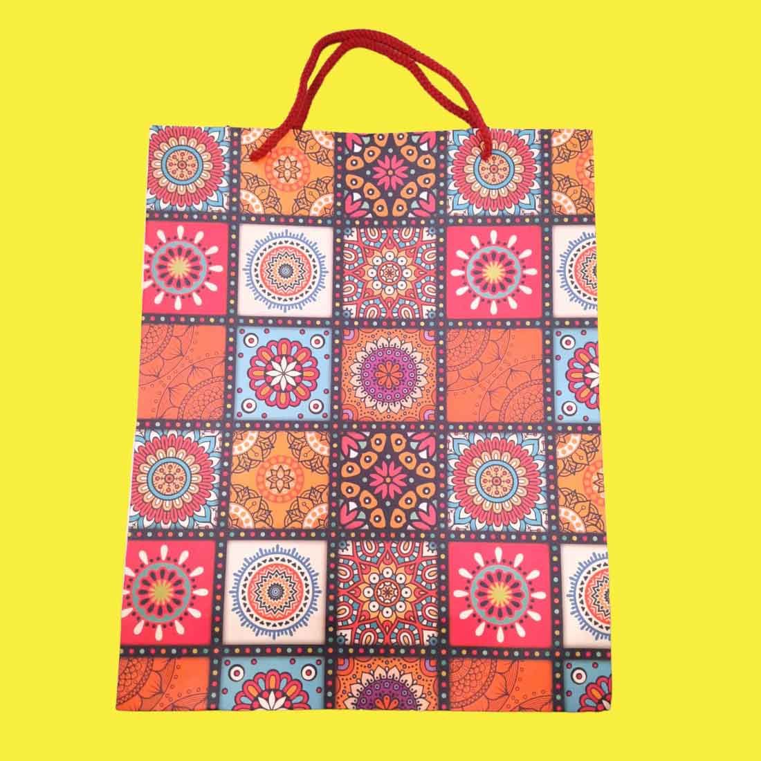 Paper Bags for Return Gifts | Gift Bags - For Kid's Birthday Party Return Gift (Pack of 12)